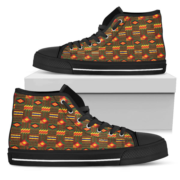 African Print 1 Hightops (Women)